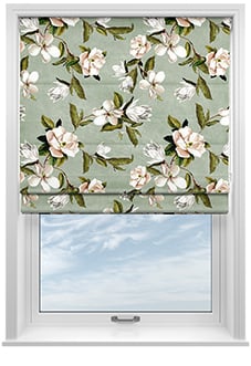 Ted Baker Velvet Opal Floral, Sage - Twist&Fit Roman Blind